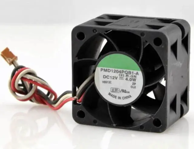 Alt view image 3 of 3 - for PMD1204PQB1-A 12V 0.33A 4.0W 9500RPM 40X40X28MM 3-Wire Cooling Fan