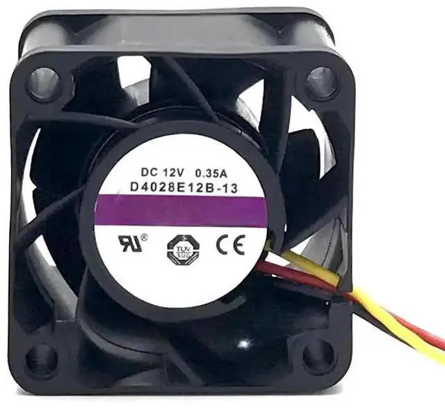 Main image of for D4028E12B-13 12V 0.35A 4028 4CM Chassis Power Supply Cooling Fan