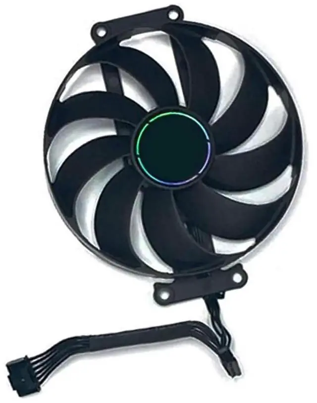 Alt view image 6 of 6 - Graphics Card Cooling Fan Replacement forASUS RTX 3060 3060Ti Mini Dual RTX 2060 2070Ti GTX1660Ti Dual EVO GTX1660 GTX1660 Super OC Gaming Series 90MM CF9010U12S 12V 0.45A 6PIN GPU Fans (Fan-A)