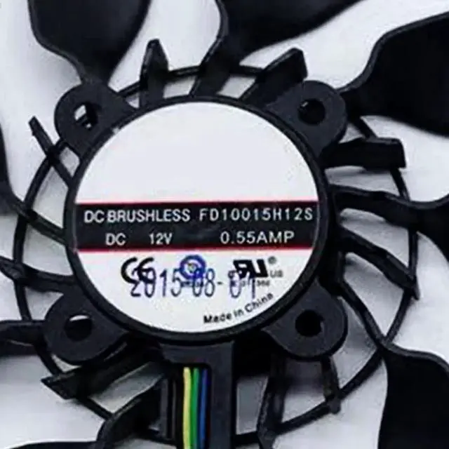 Alt view image 2 of 6 - Graphics Card Cooling Fans Suitable forASUS GTX 780 780TI 970 980 R9 280 280X 290 290X 390X Matrix Series Desktop FD10015H12S 95mm 12V 0.55A 5Pin Video Card Cooler Fans GPU Fan (Fan-B)