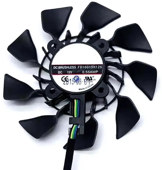 Main image of Graphics Card Cooling Fans Suitable forASUS GTX 780 780TI 970 980 R9 280 280X 290 290X 390X Matrix Series Desktop FD10015H12S 95mm 12V 0.55A 5Pin Video Card Cooler Fans GPU Fan (Fan-B)