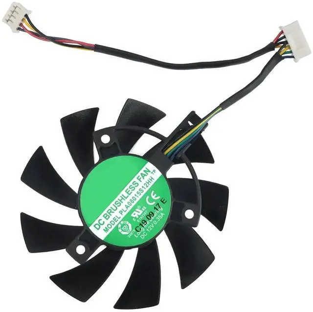 Main image of Graphics Card Cooling Fans Replacement forASUS TUF3 TUF X3 RX 5700XT 5700 GTX 1660 1660S 1660TI Gaming Series PLA08015S12HH 75mm 12V 0.35A 7Pin Video Card Cooler Fans GPU Fan (Fan-B)
