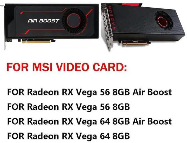 Alt view image 4 of 6 - Graphics Card Cooling Fans Suitable forMSI Radeon RX Vega 56 RX Vega 64 Series Desktop PLB07525B12HH 75mm 12V 1.20A 4Pin Video Card Cooler Fans GPU Fan