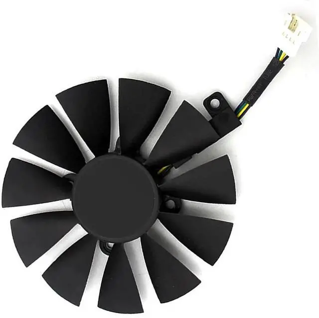 Main image of Graphics Card Cooling Fan Replacement forASUS ROG Strix GTX 1060 1070 1070Ti 1080 1080Ti RX 570 580 480 Dragon GTX1070 Gaming Series PLD09210S12HH 85mm 12V 0.4A 6Pin Video Card Cooler Fans (Fan-A)
