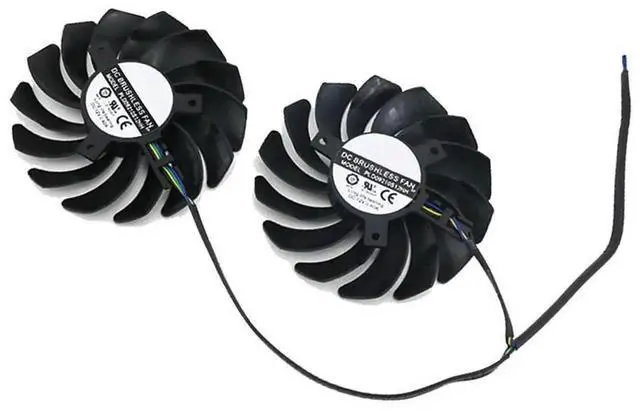 Alt view image 2 of 6 - Graphics Card Cooling Fans Suitable forMSI RX 470 480 570 580 Armor P106 Mining Series Desktop PLD09210S12HH 85mm 12V 0.40A 4Pin Video Card Cooler Fans GPU Fan