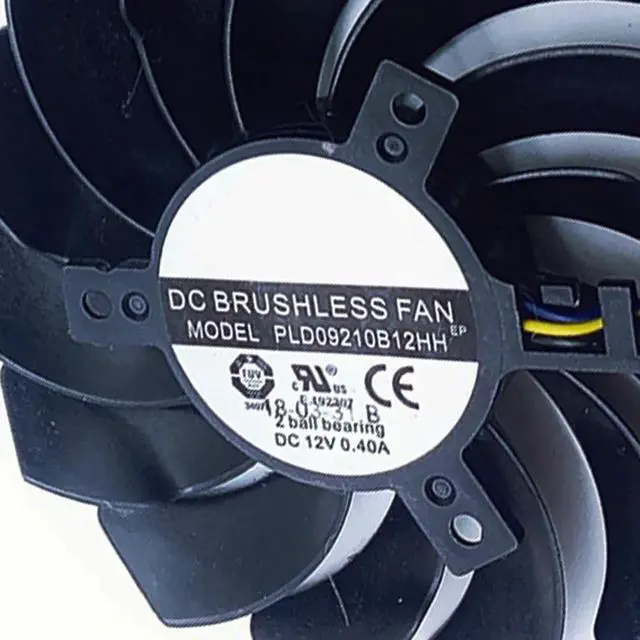 Alt view image 5 of 6 - Graphics Card Cooling Fans Suitable forMSI RX 470 480 570 580 Armor P106 Mining Series Desktop PLD09210S12HH 85mm 12V 0.40A 4Pin Video Card Cooler Fans GPU Fan