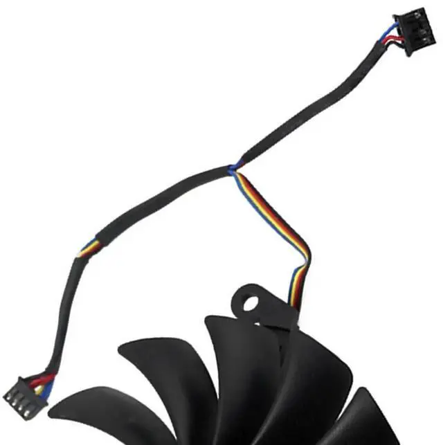 Alt view image 4 of 6 - Graphics Card Cooling Fans Suitable forXFX RX 6800 6800XT 6900XT Speedster 319 Series Desktop Video Card Cooler Fans GPU Fan CF9015U12D 85MM CF1015U12D 95mm 12V 0.55A 4Pin (Fan-C)