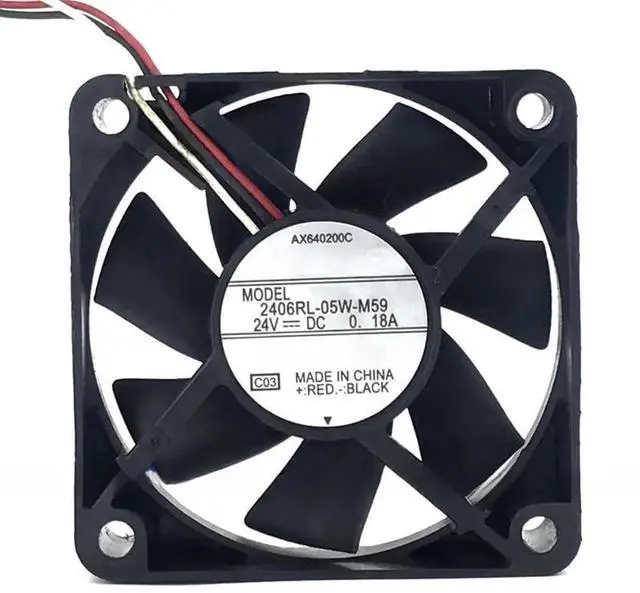 Main image of for 2406RL-05W-M59 6015 24V 0.18A 6CM Silent Frequency Converter Fan