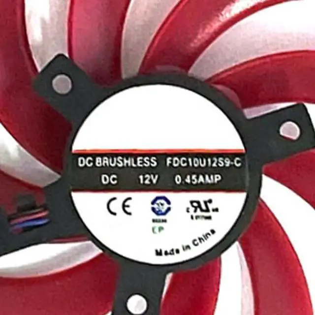 Alt view image 5 of 6 - Graphics Card Cooling Fans Suitable forXFX RX 460 470D 550 560 560D 2G 4G Series Desktop FDC10U12S9-C 85mm 12V 0.45A 4Pin Video Card Cooler Fans GPU Fan