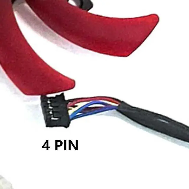 Alt view image 6 of 6 - Graphics Card Cooling Fans Suitable forXFX RX 460 470D 550 560 560D 2G 4G Series Desktop FDC10U12S9-C 85mm 12V 0.45A 4Pin Video Card Cooler Fans GPU Fan