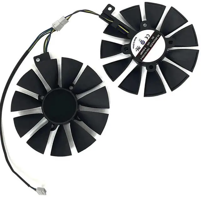 Alt view image 2 of 6 - Graphics Card Cooling Fans Suitable forASUS GTX 1070 1060 Gaming RX 470 560 570 580 P106 Series Desktop FDC10U12S9-C 87mm 12V 0.45A 4Pin Video Card Cooler Fans GPU Fan