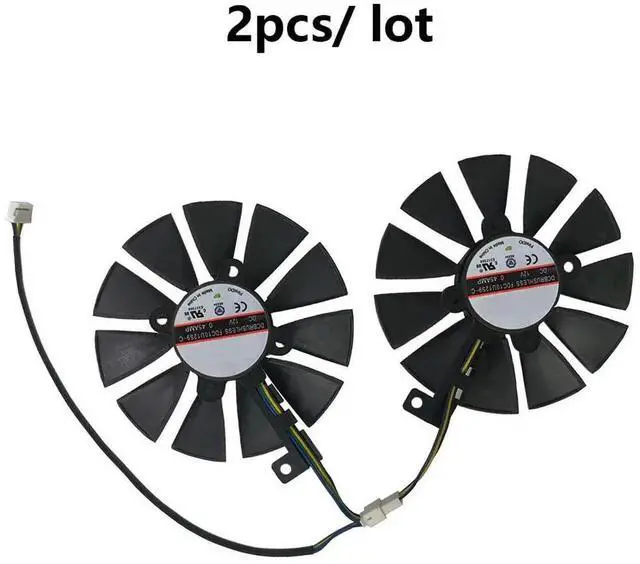 Main image of Graphics Card Cooling Fans Suitable forASUS GTX 1070 1060 Gaming RX 470 560 570 580 P106 Series Desktop FDC10U12S9-C 87mm 12V 0.45A 4Pin Video Card Cooler Fans GPU Fan
