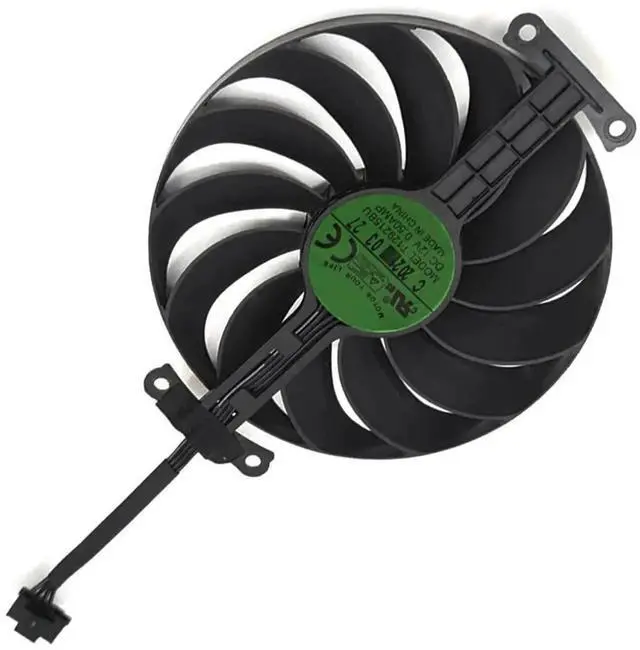 Main image of Graphics Card Cooling Fans Suitable forASUS Phoenix PH GTX 1650 RTX 3050 3060 RX 6400 Series Desktop T129215BU 95mm 12V 0.5A 6 Pin 4 Wires Video Card Cooler Fans GPU Fan