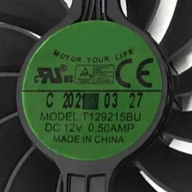 Alt view image 4 of 6 - Graphics Card Cooling Fans Suitable forASUS Phoenix PH GTX 1650 RTX 3050 3060 RX 6400 Series Desktop T129215BU 95mm 12V 0.5A 6 Pin 4 Wires Video Card Cooler Fans GPU Fan