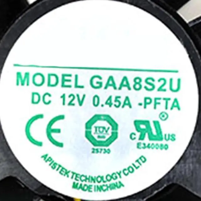 Alt view image 4 of 6 - Graphics Card Cooling Fans Suitable forPowerColor forDATALAND RX 580 590 5700 5700XT 5600XT X Warlord X Ares Plus Series Desktop GAA8S2U 100mm 12V 0.45A 4Pin Video Card Cooler Fans (Fan-A)