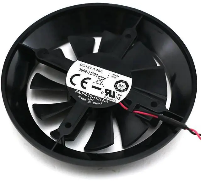 Main image of Graphics Card Cooling Fans Suitable forOnda forLenovo GTX 650 750TI Public Edition forDELL GT 640 Public Edition Series Desktop FA06010H12LNA 60mm 12V 0.45A 2Pin Video Card Cooler Fans GPU Fan