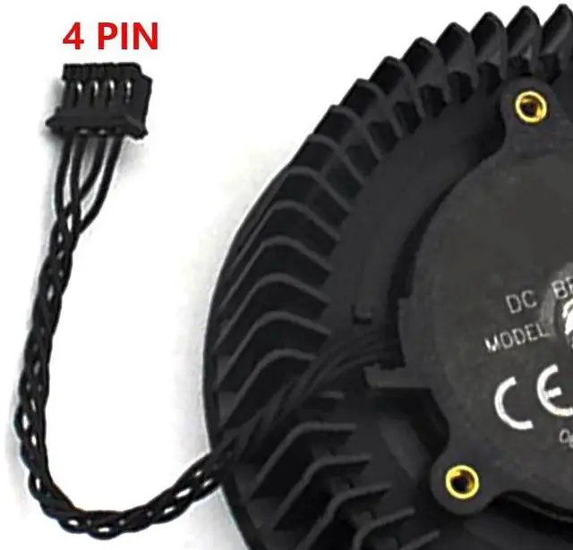 Alt view image 3 of 5 - Graphics Card Cooling Fans Suitable forGalax GeForce GTX 960 970 980 980TI Turbo Series Desktop BFB0712HF 66mm 12V 1.8A 4Pin Video Card Cooler Fans GPU Fan
