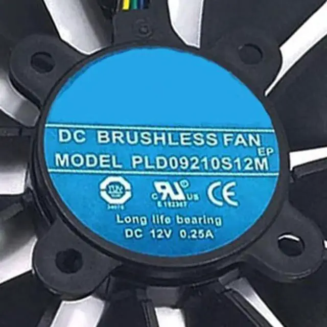 Alt view image 2 of 6 - Graphics Card Cooling Fans Suitable forASUS ROG Strix RX VEGA64 VEGA56 RX 480 580 GTX 980TI 1060 1070 1070Ti 1080 1080Ti Series Desktop PLD09210S12HH 87mm 12V 0.40A 6Pin (Fan-B)