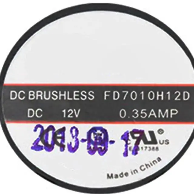 Alt view image 3 of 6 - Graphics Card Cooling Fans Suitable forASUS GTX 1060 1050 1050Ti 960 950 750ti R9 370 Ball Bearing Series Desktop FD7010H12D 75mm 12V 0.35A 4PIN Video Card Cooler Fans GPU Fan