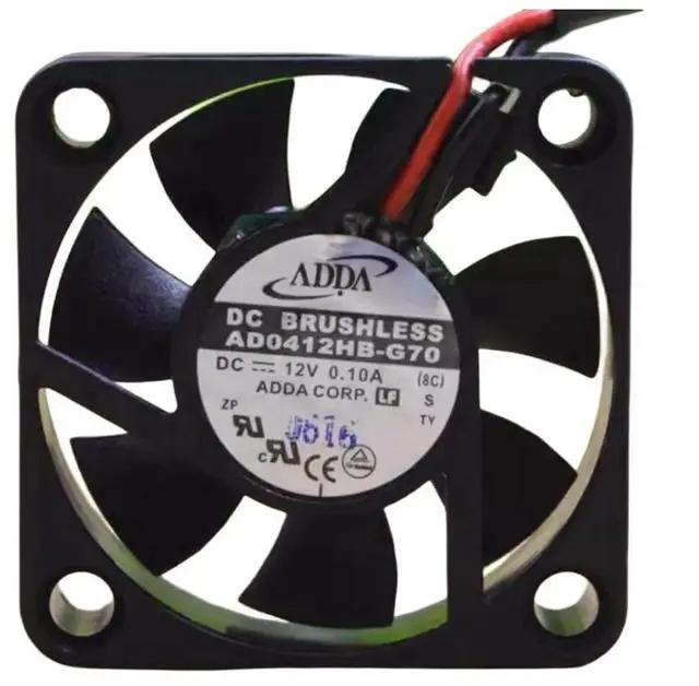 Main image of AD0412HB-G70 12V 0.10A 4010 Cooling Fan, 40X40X10MM 2-Wire