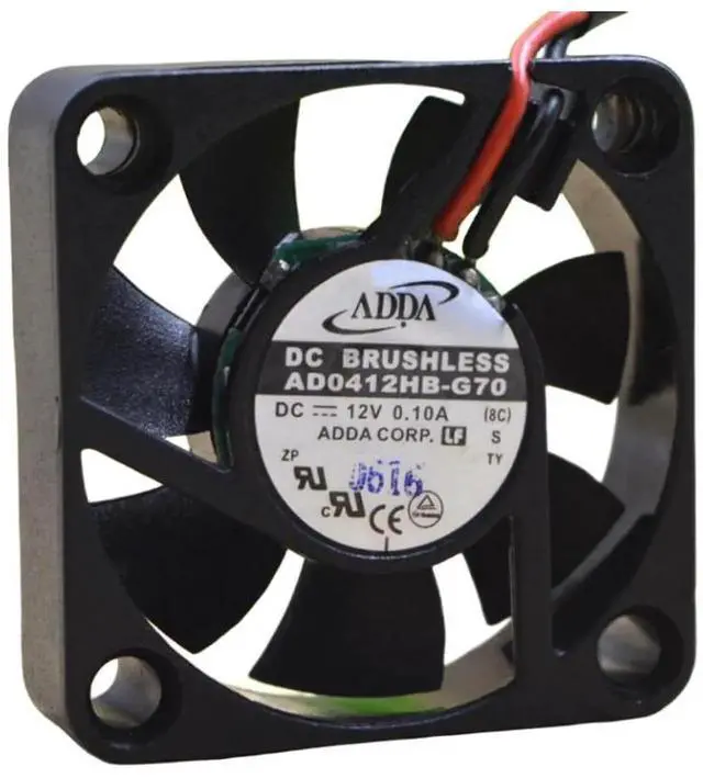Alt view image 2 of 4 - AD0412HB-G70 12V 0.10A 4010 Cooling Fan, 40X40X10MM 2-Wire