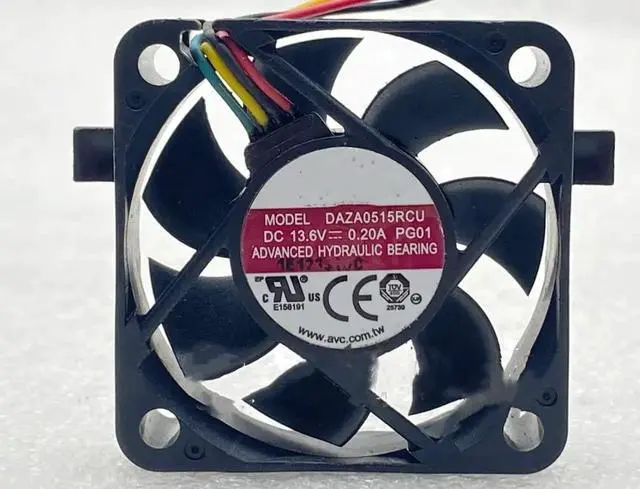 Main image of for DAZA0515RCU 13.6V 0.2A 50X50X15MM 4-Wire Cooling Fan