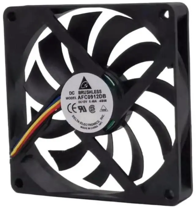 Alt view image 2 of 4 - AFC0912DB 12V 0.45A 9015 Cooling Fan 90X90X15MM 4-Wire