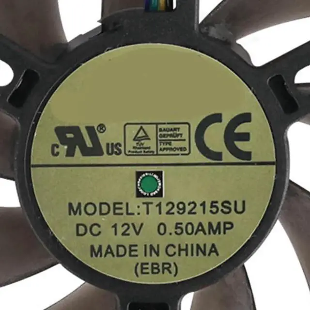 Alt view image 4 of 6 - Graphics Card Cooling Fans Suitable forPowerColor RX 5700 5700XT Red Devil Series Desktop Video T129215SU 85mm 12V 0.5A 4Pin Card Cooler Fans GPU Fan