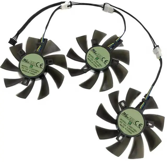 Main image of Graphics Card Cooling Fans Suitable forPowerColor RX 5700 5700XT Red Devil Series Desktop Video T129215SU 85mm 12V 0.5A 4Pin Card Cooler Fans GPU Fan
