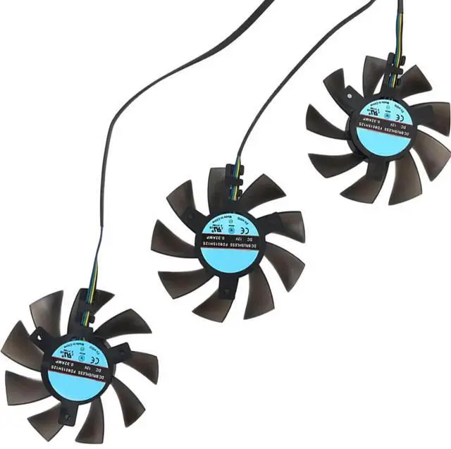 Main image of Graphics Card Cooling Fans Suitable forforAMD Radeon VII Video Series Desktop FD8015H12S 75mm 12V 0.32A 4Pin Video Card Cooler Fans GPU Fan