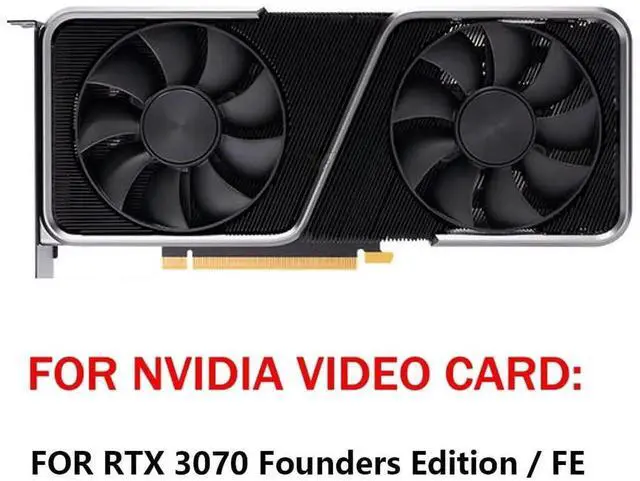 Alt view image 3 of 6 - Graphics Card Cooling Fans Suitable forNVIDIA GeForce RTX 3070 Founders Edition FE Series Desktop DAPC0815B2UP004 DAPC0815B2UP005 85mm 12V 0.6A 6Pin Video Card Cooler Fans GPU Fan (Fan-A)