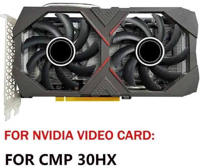 Alt view image 2 of 5 - Graphics Card Cooling Fans Suitable forNVIDIA CMP 30HX Series Desktop 85mm 12V 4Pin Video Card Cooler Fans GPU Fan