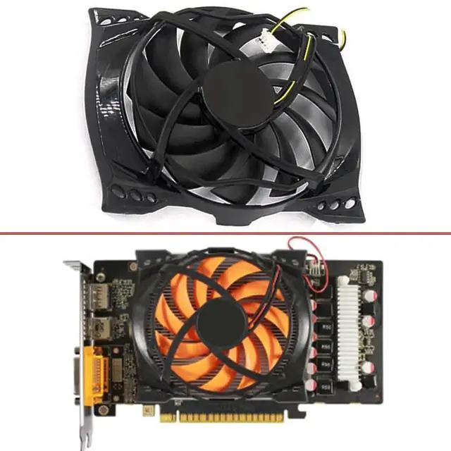 Alt view image 3 of 5 - Graphics Card Cooling Fans Suitable forZOTAC GTS250 GT240 GT440 Series Desktop 120mm 12V 0.15A 4Pin Video Card Cooler Fans GPU Fan
