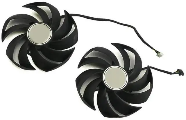 Alt view image 6 of 6 - Graphics Card Cooling Fans Suitable forMSI RTX 3050 3060 3060TI Gaming X RX 6600XT 6700XT Gaming X Series Desktop PLD10010S12HH 95mm 12V 0.40A 4Pin Video Card Cooler Fans GPU Fan (2PCS)