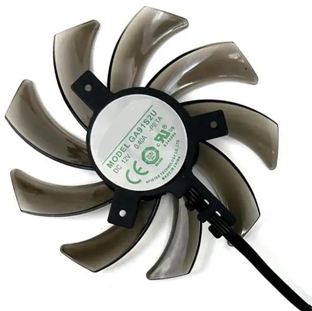 Main image of Graphics Card Cooling Fans Suitable forPNY forPalit RTX 2060 2060S 2070 2080 2080TI Gaming PRO/Dual Series Desktop GA91S2U 85mm 12V 0.40A 4Pin Video Card Cooler Fans GPU Fan (Fan-B)
Graphics Card Cool