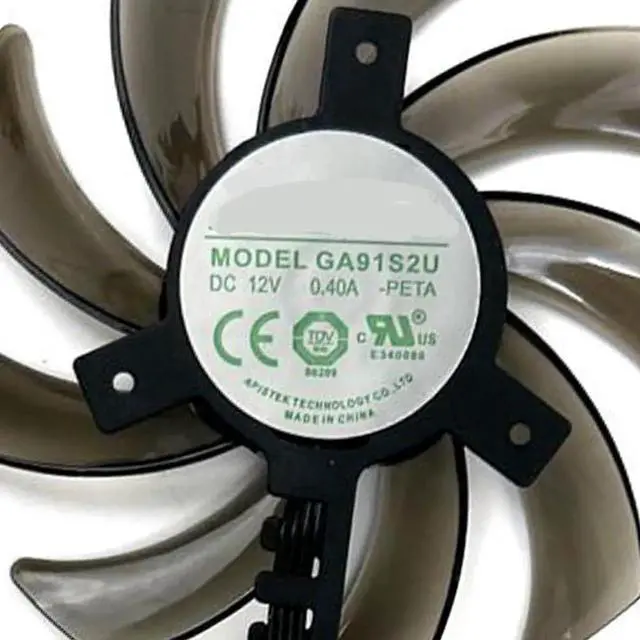 Alt view image 4 of 6 - Graphics Card Cooling Fans Suitable forPNY forPalit RTX 2060 2060S 2070 2080 2080TI Gaming PRO/Dual Series Desktop GA91S2U 85mm 12V 0.40A 4Pin Video Card Cooler Fans GPU Fan (Fan-B)
Graphics Card Cool