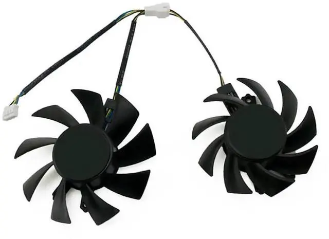 Alt view image 6 of 6 - Graphics Card Cooling Fans Suitable forZOTAC GTX 1660 1660S 1660ti Twin Fan Series Desktop GA72S2U GA82S2H 65mm 75mm 12V 0.35A 0.36A 4Pin Video Card Cooler Fans GPU Fan (2PCS)