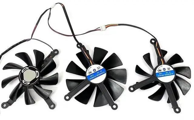 Alt view image 6 of 6 - Graphics Card Cooling Fans Suitable forXFX Radeon RX 5700 5700XT 5600XT Thicc Series Desktop 85mm CF9015U12S CF1015U12S 12V 0.45A 4Pin Video Card Cooler Fans GPU Fan