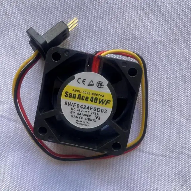 Alt view image 3 of 3 - A90L-0001-0507#A 9WF0424F6D03 Fanuc Cooling Fan Motor 40x40x20mm 6 Month Warranty
