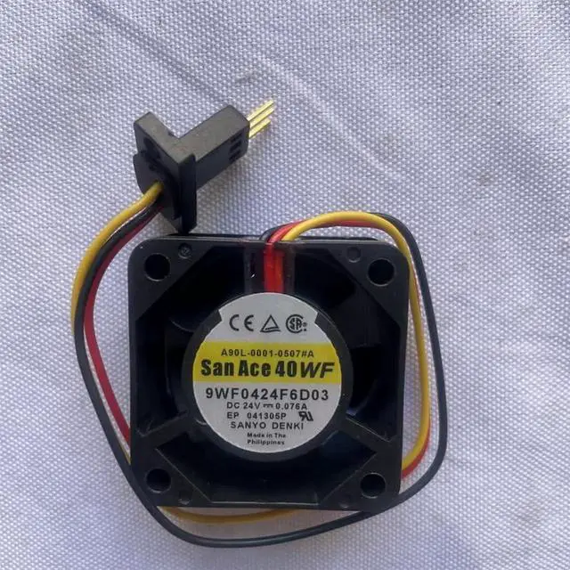 Alt view image 2 of 3 - A90L-0001-0507#A 9WF0424F6D03 Fanuc Cooling Fan Motor 40x40x20mm 6 Month Warranty
