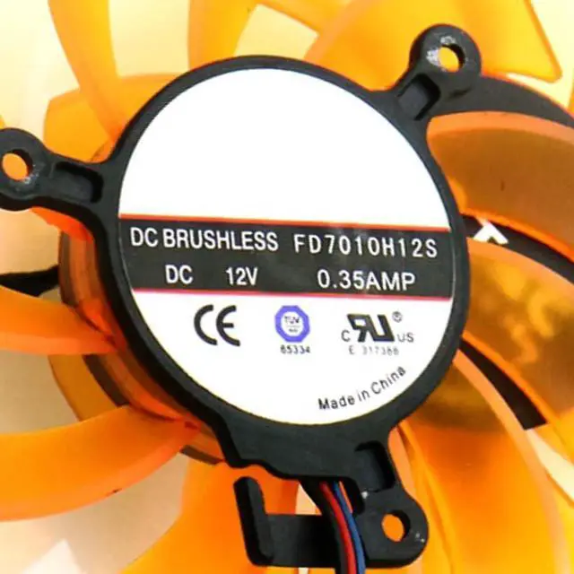 Alt view image 4 of 6 - Graphics Card Cooling Fans Suitable forZOTAC GTX 770 660ti 660 650ti 2GD5 HA HB Series Desktop FD7010H12S 75mm 12V 0.35A 4Pin Video Card Cooler Fans GPU Fan