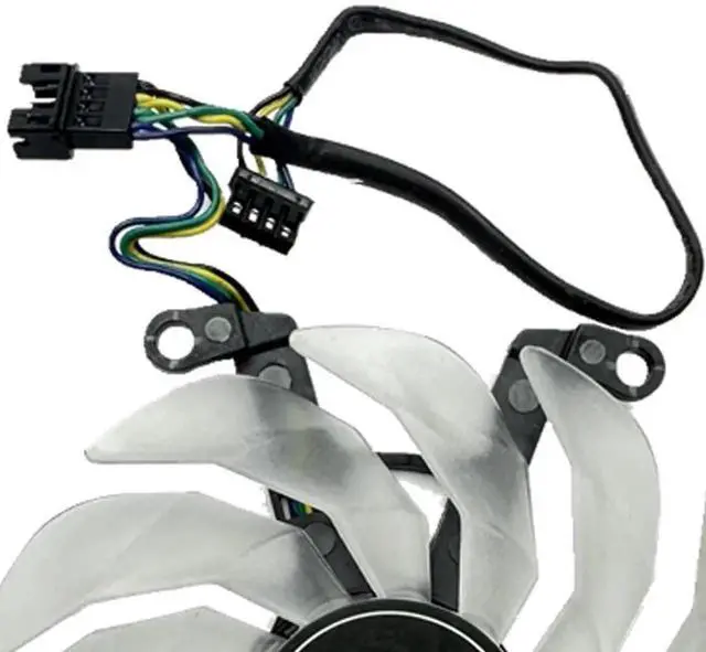 Alt view image 2 of 6 - Graphics Card Cooling Fans Suitable forGalax RTX 3060 3060TI 3070 3070TI 3080 3080TI 3090 SG Series Desktop 90mm 12V 0.45A 4Pin Video Card Cooler Fans GPU Fan (Fan-B)