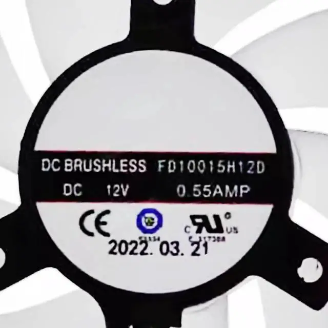 Alt view image 3 of 6 - Graphics Card Cooling Fans Suitable forPowerColor forDATALAND RX 6700XT Hellhound/Hellhound Spectral White Series Desktop FD10015H12D 95mm 12V 0.55A 4Pin Video Card Cooler Fans GPU Fan (Fan-A)