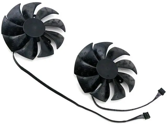 Alt view image 5 of 6 - Graphics Card Cooling Fans Suitable forEVGA RTX 2070 Super 2080 Super KO Gaming Series Desktop PLA09215S12H 85mm 12V 0.55A 4Pin Video Card Cooler Fans GPU Fan (2PCS)