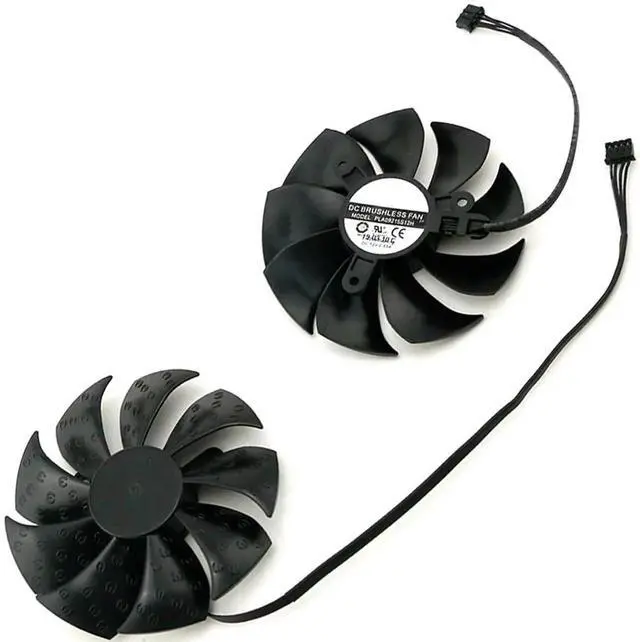 Main image of Graphics Card Cooling Fans Suitable forEVGA RTX 2070 Super 2080 Super KO Gaming Series Desktop PLA09215S12H 85mm 12V 0.55A 4Pin Video Card Cooler Fans GPU Fan (2PCS)