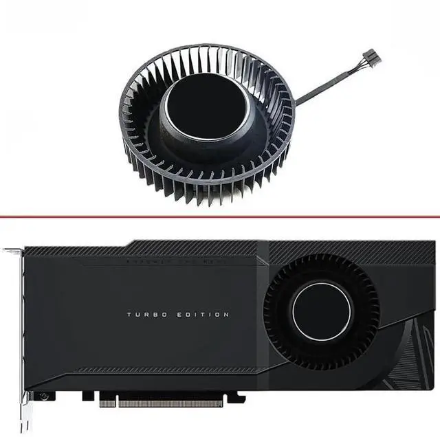 Alt view image 4 of 6 - Graphics Card Cooling Fans Suitable forGigabyte RTX 3090 3080TI 3080 Turbo Series Desktop PLB08025B12HH 80mm 12V 2.50A 4 Pin Video Card Cooler Fans GPU Fan