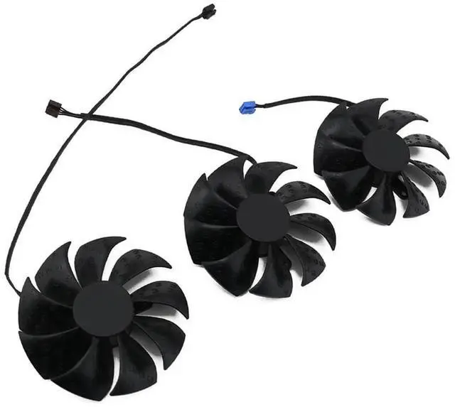 Alt view image 6 of 6 - Graphics Card Cooling Fans Suitable forEVGA RTX 3060TI 3070 3070TI 3080 3080TI 3090 FTW3 / XC3 Gaming Series Desktop 87mm PLD09220S12HH 12V 0.55A 4Pin Video Card Cooler Fans GPU Fan