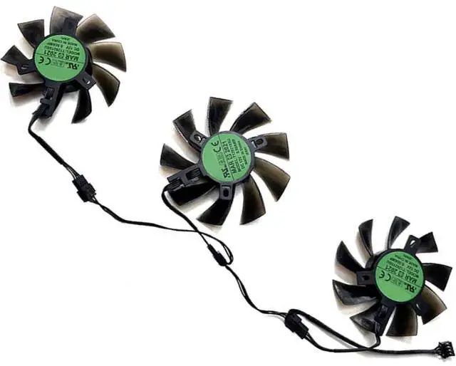 Main image of Graphics Card Cooling Fans Suitable forPalit RTX 2070S 2080S 8GB GP GamingPro OC Series Desktop T129215SU 75mm 12V 0.5A 4Pin Video Card Cooler Fans GPU Fan