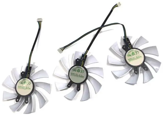 Alt view image 6 of 6 - Graphics Card Cooling Fans Suitable forGalax GeForce GTX 1060 1070 1070TI 1080 1080ti HOF Edition Series Desktop 85mm GA92S2H 12V 0.35A 4Pin Video Card Cooler Fans GPU Fan