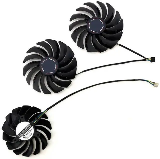Main image of Graphics Card Cooling Fans Suitable forMSI RTX 2070S 2080 2080S 2080TI Gaming X Z Trio Series Desktop PLD09210S12HH 85MM PLD10010S12HH 95mm 12V 0.40A 4Pin Video Card Cooler Fans GPU Fan